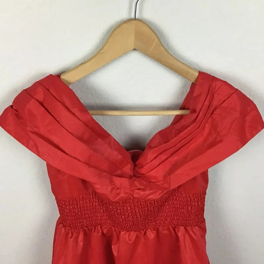 L’Academie Dress Red Juni Off Shoulder Revolve S - Picture 5 of 9